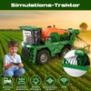 Ulikey Remote Controlled Tractor, RC Spraying Vehicle Tractor for Children,