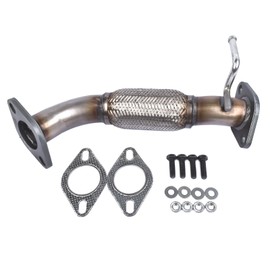 GELUOXI Front Flex Pipe Replacement for Hyundai Sonata 2011-2013 Kia Optima 2011-2015 2.4L 28610-4R000 286104R000(W/o Oxygen Sensor Ports)