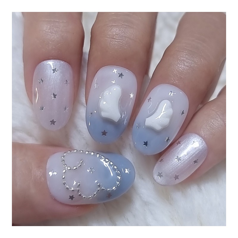 Angel Dream Handmade Nail Tips Angel Core Musical Note Wing