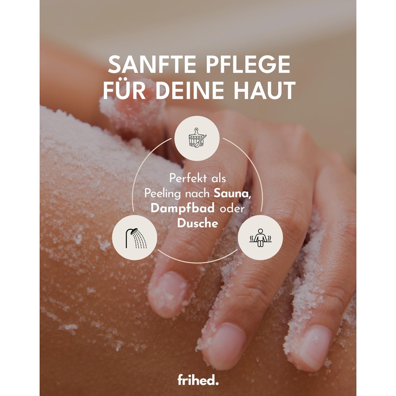 frihed. Sauna Salt Winter Blossom – High Quality Exfoliating Salt