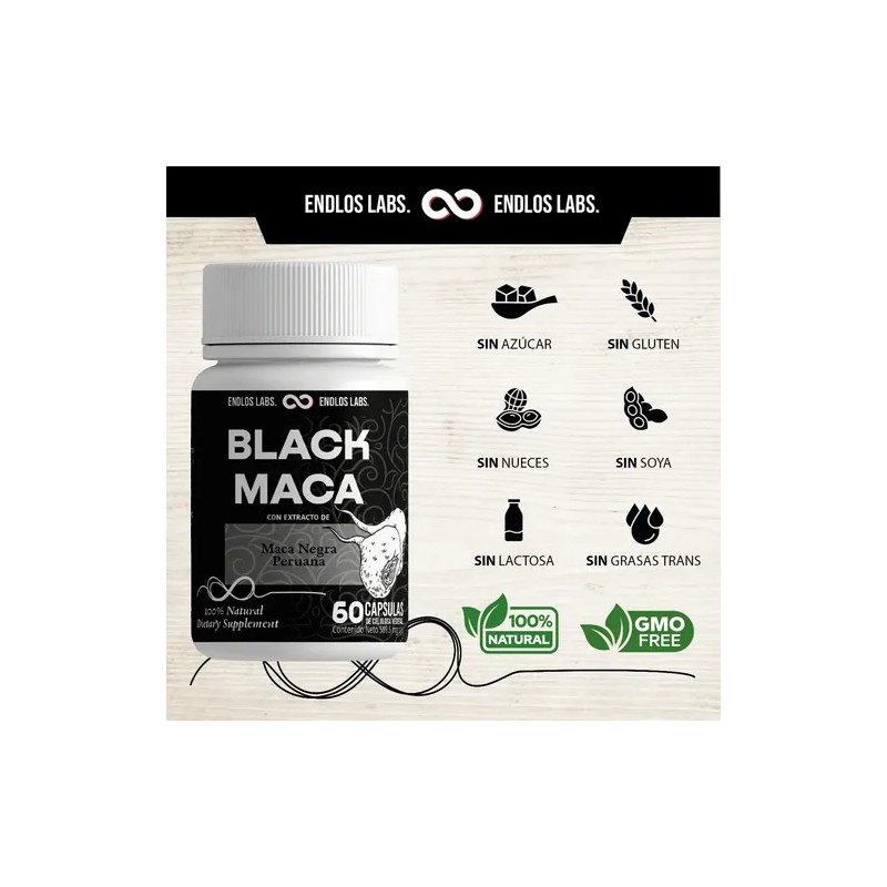 Maca Negra 60 | Precursor Testosterona | Testo Vegano (1)