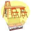 Ultimate Ladder, Table & Chairs Orange Playset for Wrestling Action
