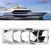 Marine Vent Grille Square Stainless Steel 5 Slot Grid Cover