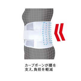 Yamada Style Dr.support Lumbar Corset, S Fit Pro, M Size, White