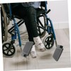 Baluue 2pcs Wheelchair Footrest Pad Elevating Leg Rest Accessory for