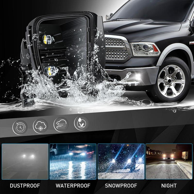 FICOLPO Led Fog Lights for 2013 2014 2015 2016 2017
