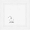 'Cute Lamb with Floral Crown' Cotton Napkin/Dinner Cloth (NK00042111)