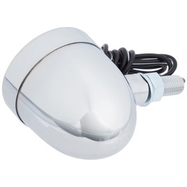 Kitaco 830-0900120B Magna 50 Bread Mini Turn Signal Kit, Chrome/Orange