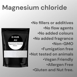 (200g) Organic Magnesium Chloride flakes food grade purest and are naturally harvested from a pristine lake high in the remote Tibetan Plateau | 100% Pure Natural Magnesium chloride flakes for cooking, topical & bath salts USP geade (Hexahydrate MCI2.6H2