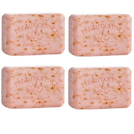 Pre de Provence 250g Soap Bar, Pack of 4 - Rose Petal