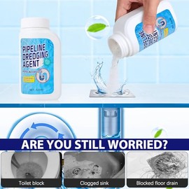 Powerful Pipe Dredging Agent,Pipeline Dredging Agent,Powerful Quick Cleaning Drain,Kitchen Sink Drains and Pipe Cleaner,for Kitchen Bathroom Toilet