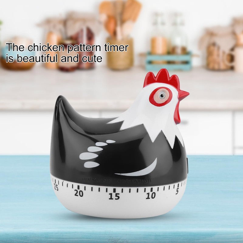 WPKD BLUEIY Kitchen Timer Cartoon Chicken Shape, Egg Timer, Kitchen