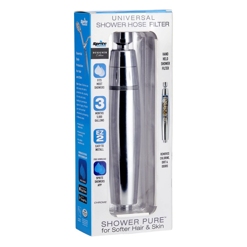 Sprite HF2-BN Shower Hose Filter 2 with HHC Filter Cartridge,