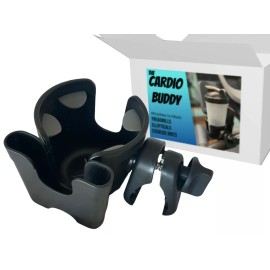 TreadLife Fitness Cardio Buddy - Treadmill Elliptical Exercise Bike Water bottle Holder Attachment