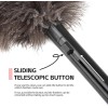 Retractable Feather Duster Ostrich Feathers Anti-Static Reusable Eco-Friendly Handheld Cleaning