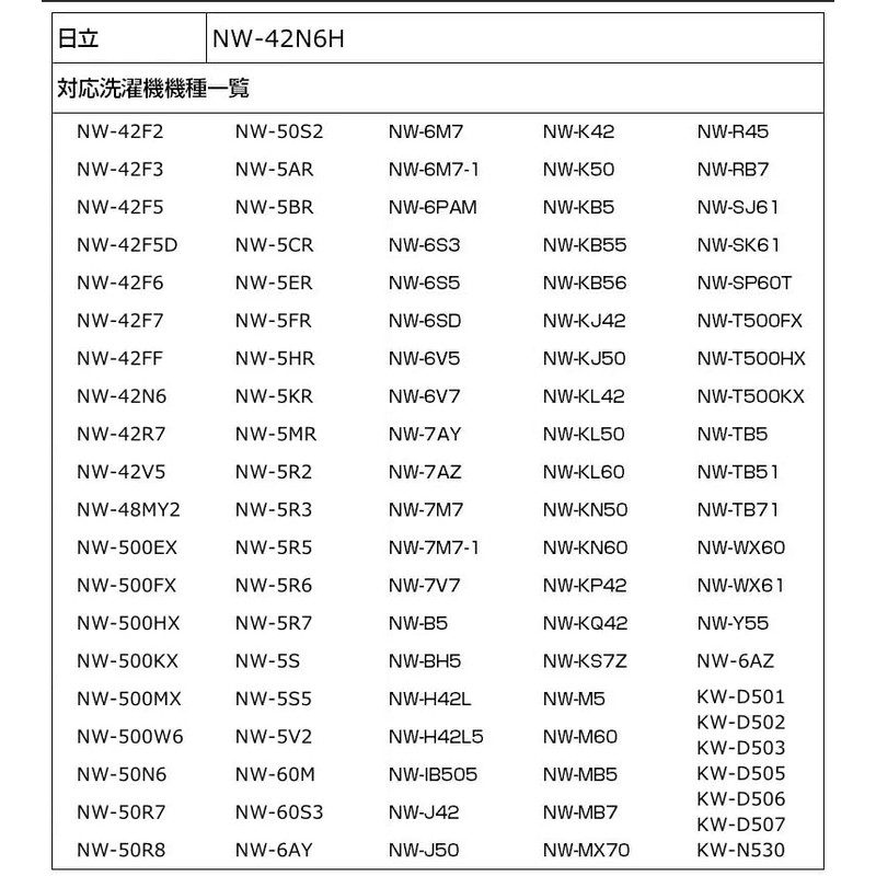 Hitachi Washing Machine Lint Filter NW-42N6 513
