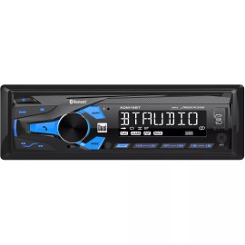 Dual Electronics radio bluetooth remote control AM-FM USB FRONT AUX 120-WATTS CAR BOAT MOTORCICLE