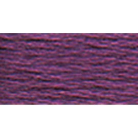 DMC 117-327 Mouline Stranded Cotton Six Strand Embroidery Floss Thread, Dark Violet, 8.7-Yard