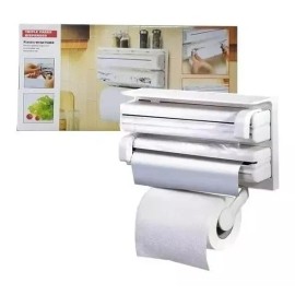 Misorel Dispensador De Papel 3 En 1 Aluminio Payo Servitoalla Cocina
