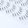 emotao False Eyelashes Natural Upper Eyelashes Short Outer Corner Lower