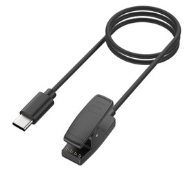 Oumida USB C Charger Charging Clip for Garmin Approach S20/G10/Vivomove/Lily/Forerunner 235/35/64/230/630/645/645 Music Replacement Charging Cable Data Cable 3.3FT (100cm)