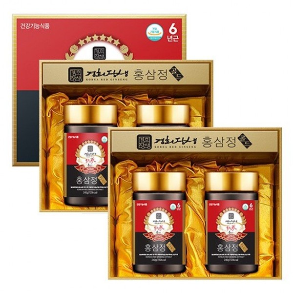 Kyunghee Jangsaeng Red Ginseng Extract Gold Domestic 6-year-old red ginseng extract 240gx2 2 boxes / 경희장생 홍삼정 골드 국내산 6년근 홍삼진액  240gx2  2박스
