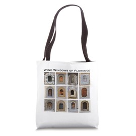 Wine Windows of Florence, Italy Tote Bag