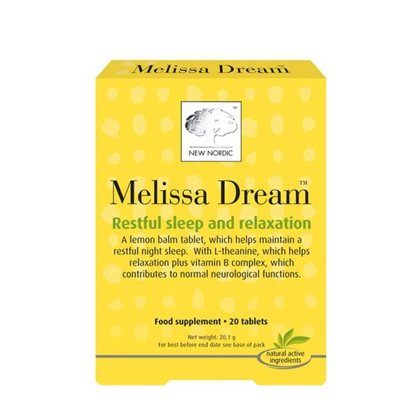 New Nordic Melissa Dream Restful Sleep 40 Tablets