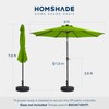 HOMSHADE 9ft Outdoor Patio Umbrella - Market Table Pool Deck