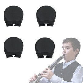 HAUUFENN Clarinet Thumb Rest Rubber Thumb Rest Cushion Clarinet Finger Rest Strap Compatible Wood Wind Instrument Parts Finger Fatigue Protective Protector Perfect for Use with Clarinet Stand, Swab