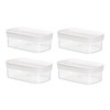 Emsa Optima 513556 x 4 Stackable Storage Containers for Dry