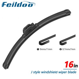 Feildoo 16" Car Rear Windshield Wiper Blade Fit For GMC Envoy 2002-2006 1 PACK
