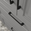 monti hardware | 1 Pack Flat Black 5 Inch Hole