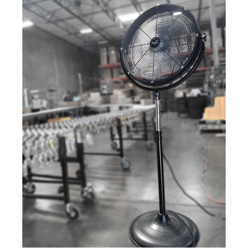 Vie Air 20" Industrial Heavy Duty Powerful and Quiet Metal