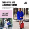 TAKE OFF 3-in-1 Convertible Waterproof Rain Jacket & Travel Duffle