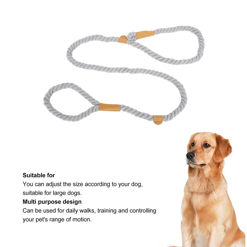Dog Training Leash Tear Resistant Elastic Adjustable Cotton Rope Dog