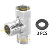 20mm 3 Way T Shaped Water Diverters,Brass Shower Diverter Valve