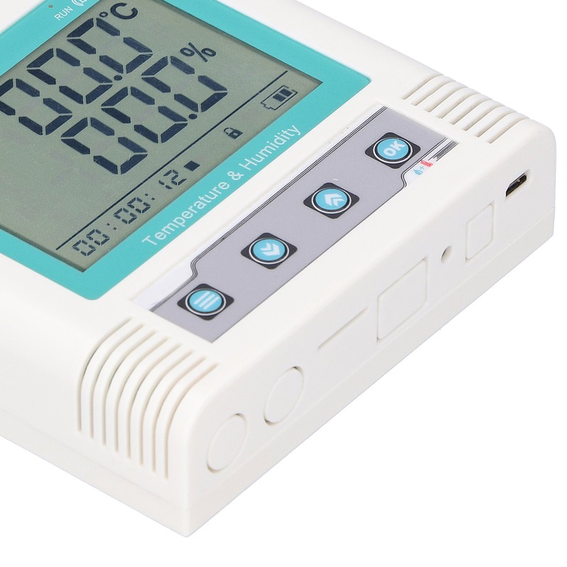 Temperature and Humidity Data Logger USB Built in Recorder LCD