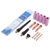 17Pcs TIG Welding Set ABS Argon Arc Welding Torch Glass