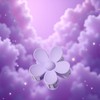 1 Purple Hair Claw - Flower Shaped Plastic Jaw -