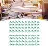 19mm 80pcs Binder Clips Strong Clamping Force Metal Hollow Tail