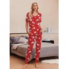 Ekouaer Pajamas Set Womens 2 Piece Lounge Set Short Sleeve