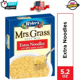 Wyler's Mrs. Grass Extra Noodles Soup Mix - 5.2 oz Box (Pack of 1)