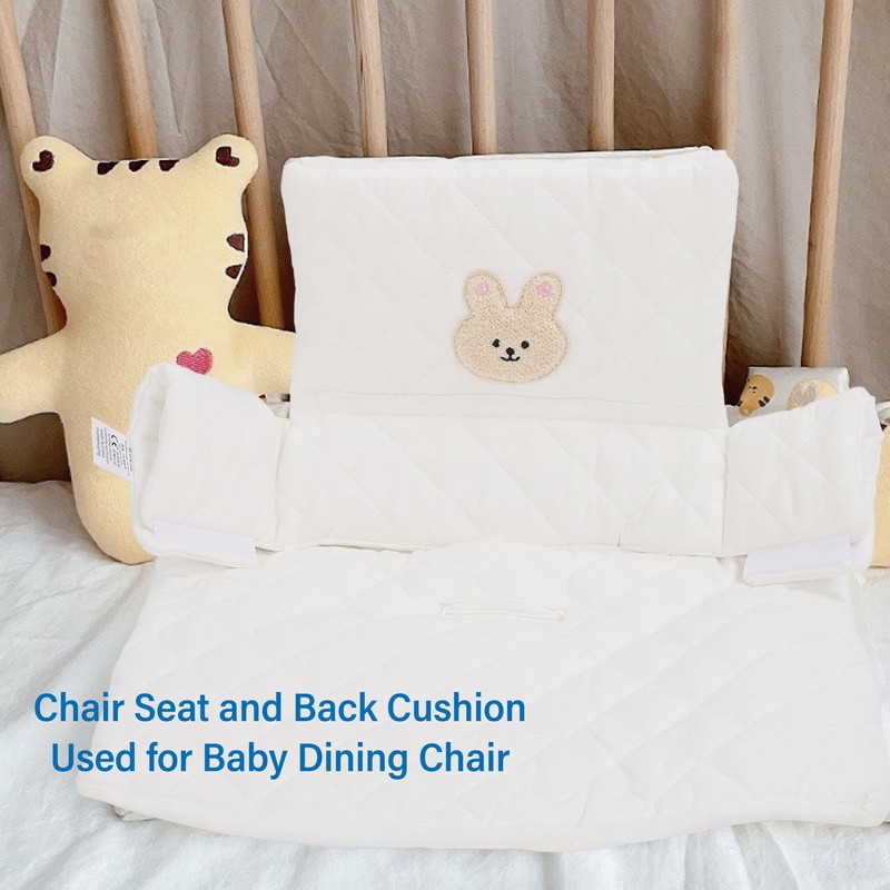 Baby High Chair Cushion Waterproof Nylon Seat and Back Protection