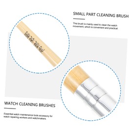 Ciieeo 2Pcs Watch Cleaning Brush Soft Bristles for Watch Movement Parts Handle for Comfortable Grip Watch Accessories for Repair Maintenance