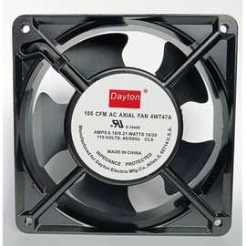 4WT47A AC AXIAL Fan 4WT47A 115V 105CFM 0.18/0.21A 18/20W 12CM Cooling Fan