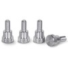PrecisionGeek Aluminium Knurled Screws M5 x 10 mm L-20 mm