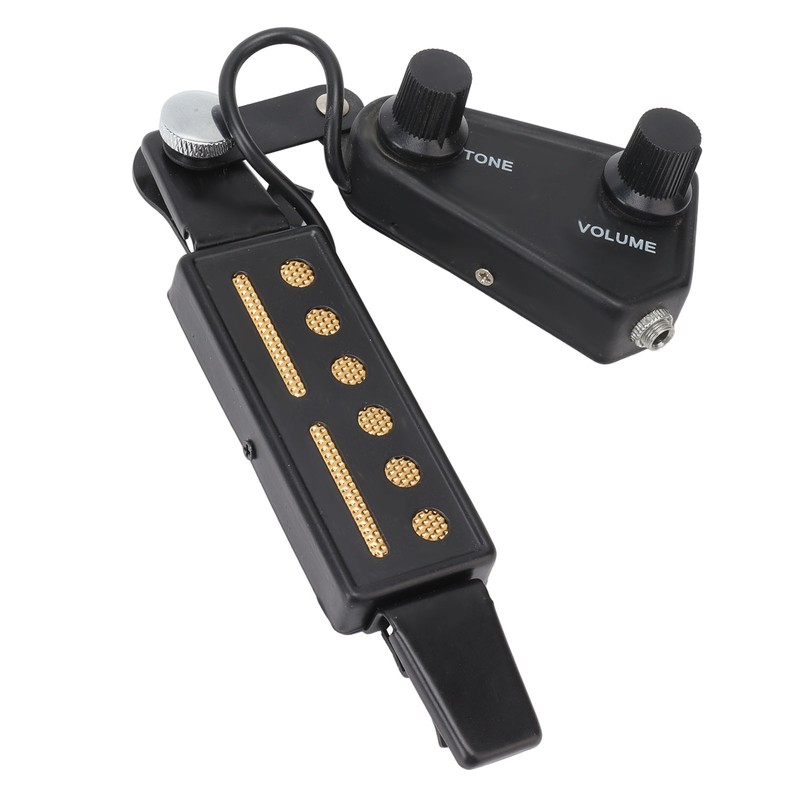 Soundhole Pickup Volume Tone Control 6 Hole Guitar Pickup for