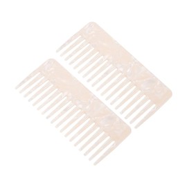 Gatuida 2pcs Wide Tooth Detangling Combs for Women Static Hair Combs for Wet Dry Hair for Curls Compact Travel Comfortable Grip