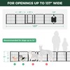 FXW Dog Gate Extra Wide Designed for Indoor Use, Adjustable